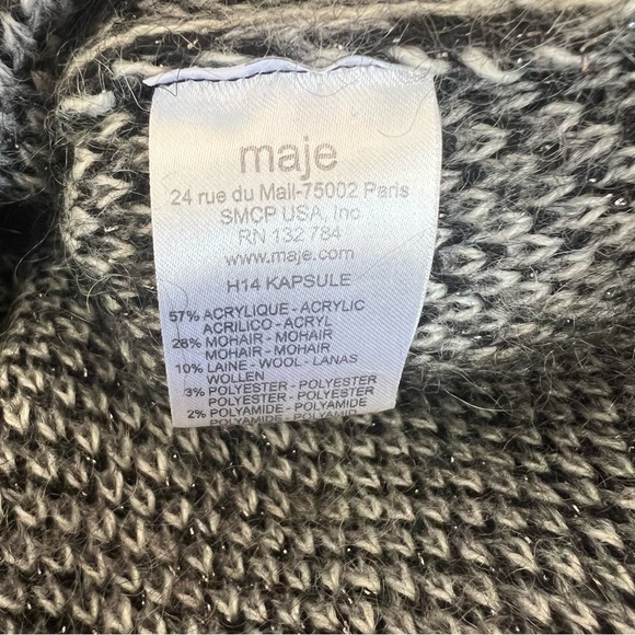 Maje Knitted Leopard Print Sweater Dress - Picture 6 of 6